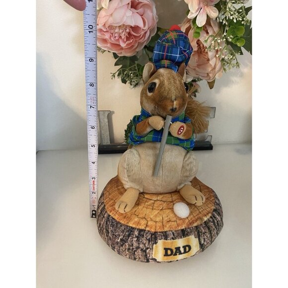 Gemmy Animated Dad Squirrel Golf Caddy Shack Plush Sings I'm Alright 10"‎ Tested - Picture 15 of 16